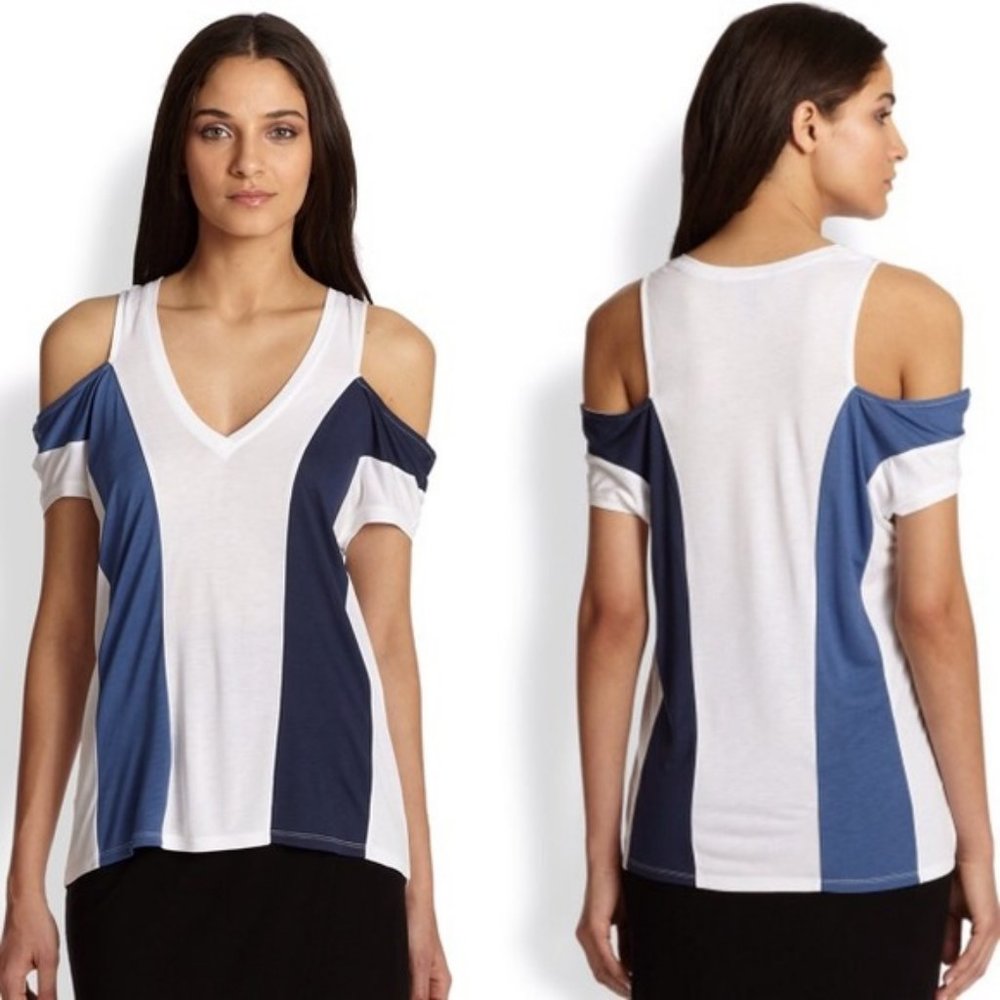 BCBGMAXAZRIA Colorblock Tee